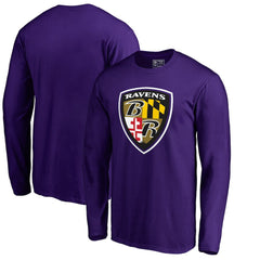 Baltimore Ravens Hometown Collection Long Sleeve T-Shirt Purple | NFL