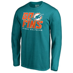 Miami Dolphins Hometown Collection Long Sleeve T-Shirt Aqua | NFL