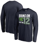 Seattle Seahawks Hometown Collection Long Sleeve T-Shirt College Navy | NFL