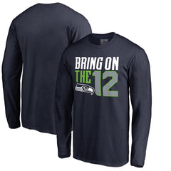 Seattle Seahawks Hometown Collection Long Sleeve T-Shirt College Navy | NFL