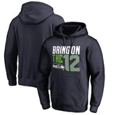 Seattle Seahawks Hometown Collection Pullover Hoodie Navy | NFL