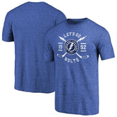 Tampa Bay Lightning Hometown Collection Tri-Blend T-Shirt - Blue - NHL