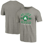 Boston Celtics No Luck Hometown Collection Tri-Blend T-Shirt Gray - NBA