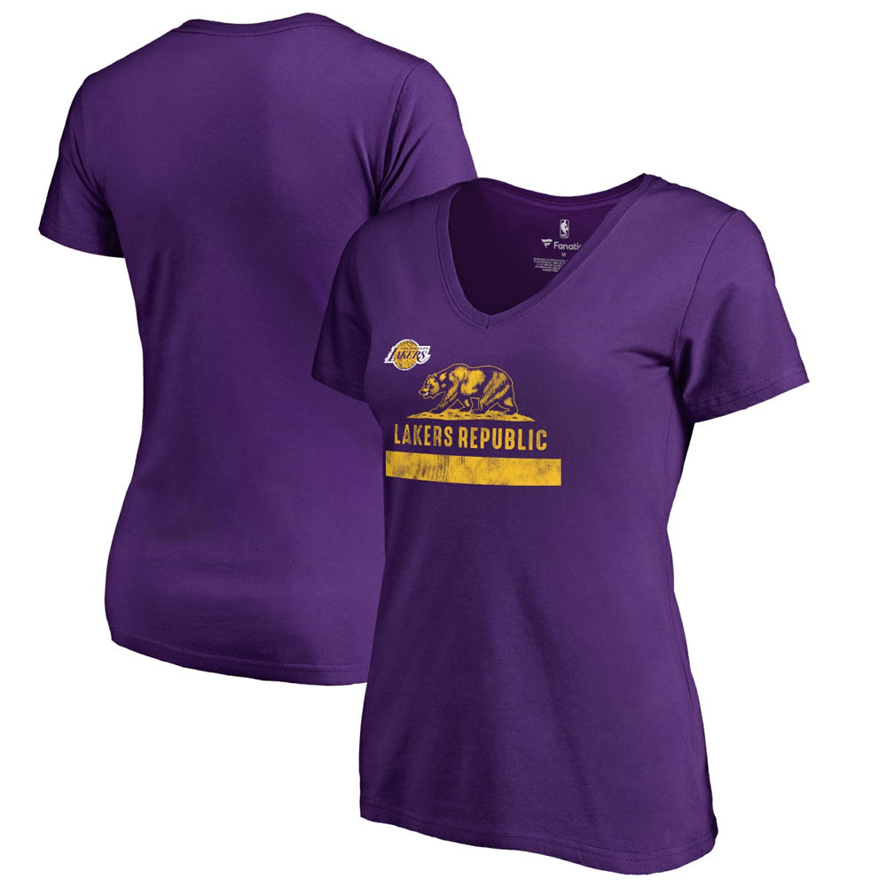 Los Angeles Lakers Women's Lakers Republic Hometown Collection T-Shirt Purple - NBA