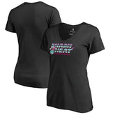 Miami Heat Women's Miami Nights Hometown Collection T-Shirt Black - NBA