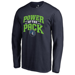 Minnesota Timberwolves Power of the Pack Hometown Collection Long Sleeve T-Shirt Navy - NBA