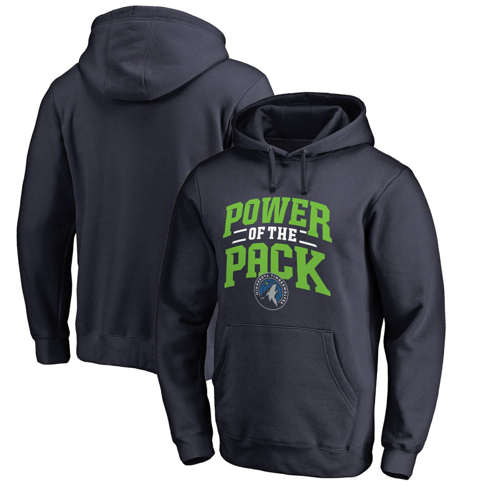 Minnesota Timberwolves Power of the Pack Hometown Collection Pullover Hoodie Navy - NBA