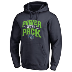 Minnesota Timberwolves Power of the Pack Hometown Collection Pullover Hoodie Navy - NBA