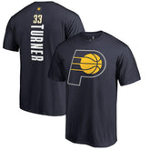 Myles Turner Indiana Pacers Backer Name and Number T-Shirt Navy - NBA