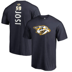 Roman Josi Nashville Predators Backer Name & Number T-Shirt - Navy - NHL
