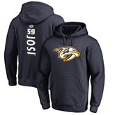 Roman Josi Nashville Predators Backer Name & Number Pullover Hoodie - Navy - NHL