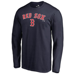 Boston Red Sox Team Lockup Long Sleeve T-Shirt - MLB