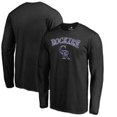 Colorado Rockies Team Lockup Long Sleeve T-Shirt - MLB