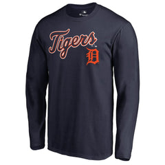 Detroit Tigers Team Lockup Long Sleeve T-Shirt - MLB