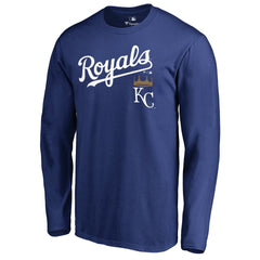 Kansas City Royals Team Lockup Long Sleeve T-Shirt - MLB