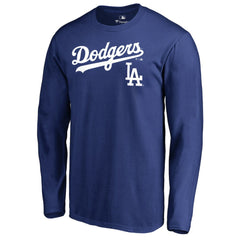 Los Angeles Dodgers Team Lockup Long Sleeve T-Shirt - MLB