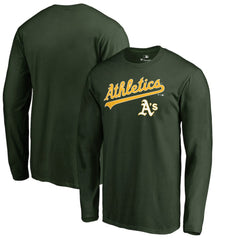 Athletics Team Lockup Long Sleeve T-Shirt - MLB