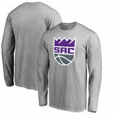 Sacramento Kings Secondary Logo Long Sleeve T-Shirt Heathered Gray - NBA