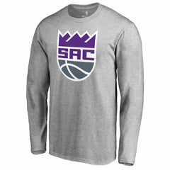 Sacramento Kings Secondary Logo Long Sleeve T-Shirt Heathered Gray - NBA