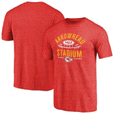 Kansas City Chiefs Hometown Collection Tri-Blend T-Shirt Heathered Red | NFL