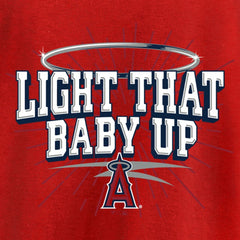 Los Angeles Angels Hometown Collection Light That Baby Up T-Shirt - MLB