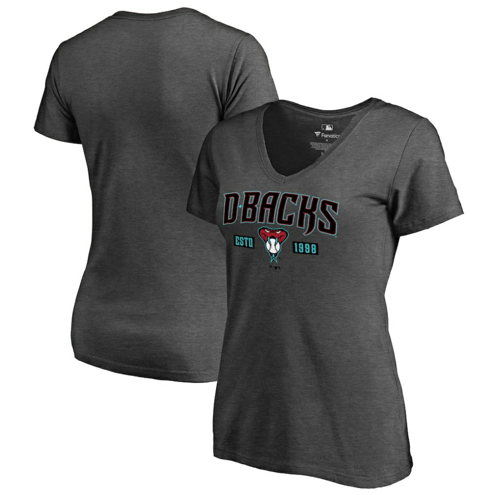Arizona Diamondbacks Women's Hometown Collection Snakeskin V-Neck T-Shirt - MLB