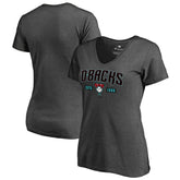 Arizona Diamondbacks Women's Hometown Collection Snakeskin V-Neck T-Shirt - MLB