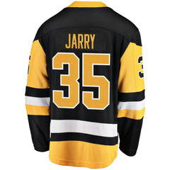 Tristan Jarry Pittsburgh Penguins Fanatics Home Breakaway Player Jersey - Black - NHL