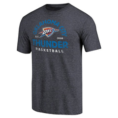 Oklahoma City Thunder Vintage Arch Tri-Blend T-Shirt Navy - NBA