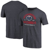 Washington Wizards Vintage Arch Tri-Blend T-Shirt Navy - NBA