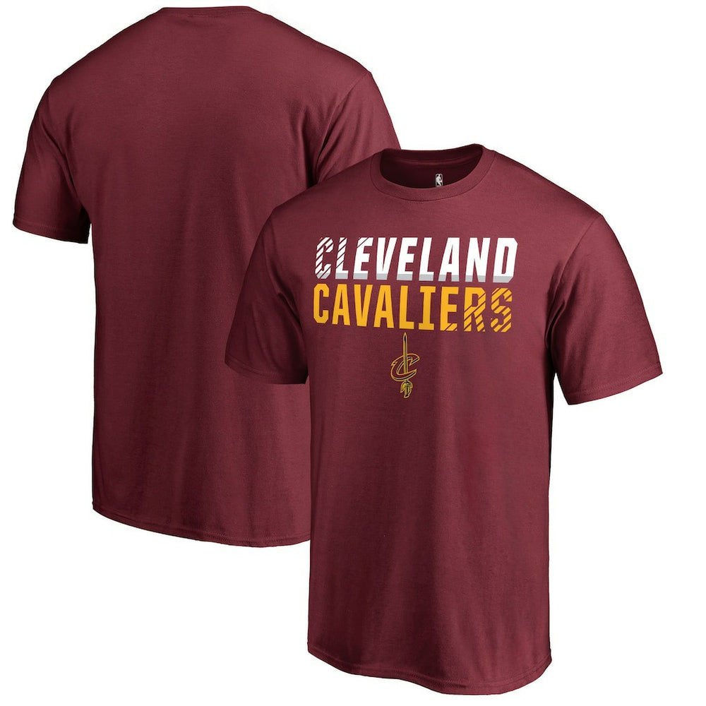 Cleveland Cavaliers Fade Out T-Shirt Wine - NBA