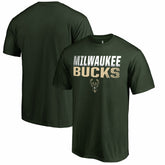 Milwaukee Bucks Fade Out T-Shirt Hunter Green - NBA