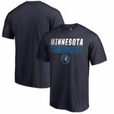 Minnesota Timberwolves Fade Out T-Shirt Navy - NBA