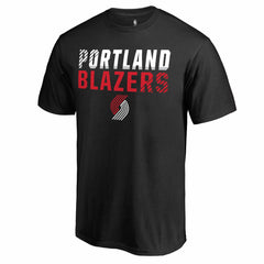 Portland Trail Blazers Fade Out T-Shirt Black - NBA