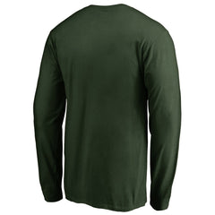 Milwaukee Bucks Onside Stripe Long Sleeve T-Shirt Hunter Green - NBA