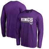 Sacramento Kings Onside Stripe Long Sleeve T-Shirt Purple - NBA