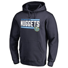 Denver Nuggets Onside Stripe Pullover Hoodie Navy - NBA