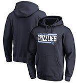 Memphis Grizzlies Onside Stripe Pullover Hoodie Navy - NBA