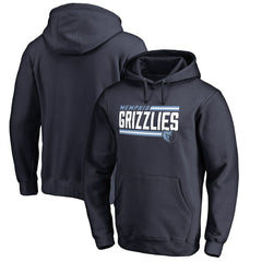 Memphis Grizzlies Onside Stripe Pullover Hoodie Navy - NBA