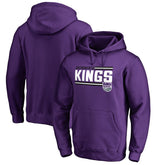 Sacramento Kings Onside Stripe Pullover Hoodie Purple - NBA
