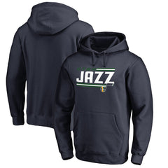Utah Jazz Onside Stripe Pullover Hoodie Navy - NBA