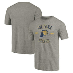 Indiana Pacers Team Heritage Tri-Blend T-Shirt Gray - NBA