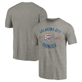 Oklahoma City Thunder Team Heritage Tri-Blend T-Shirt Gray - NBA