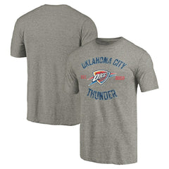 Oklahoma City Thunder Team Heritage Tri-Blend T-Shirt Gray - NBA