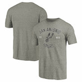 San Antonio Spurs Team Heritage Tri-Blend T-Shirt Gray - NBA
