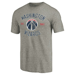 Washington Wizards Team Heritage Tri-Blend T-Shirt Gray - NBA