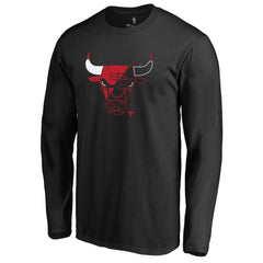 Chicago Bulls X-Ray Long Sleeve T-Shirt Black - NBA