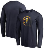 Denver Nuggets X-Ray Long Sleeve T-Shirt Navy - NBA