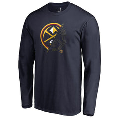 Denver Nuggets X-Ray Long Sleeve T-Shirt Navy - NBA
