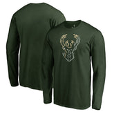 Milwaukee Bucks X-Ray Long Sleeve T-Shirt Green - NBA